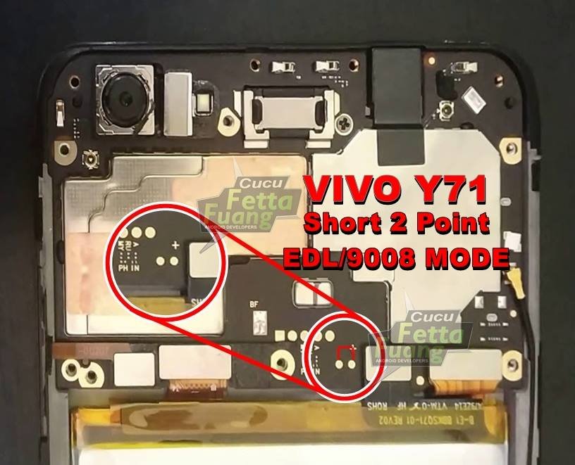 Vivo Y71 Test Point / EDL Point